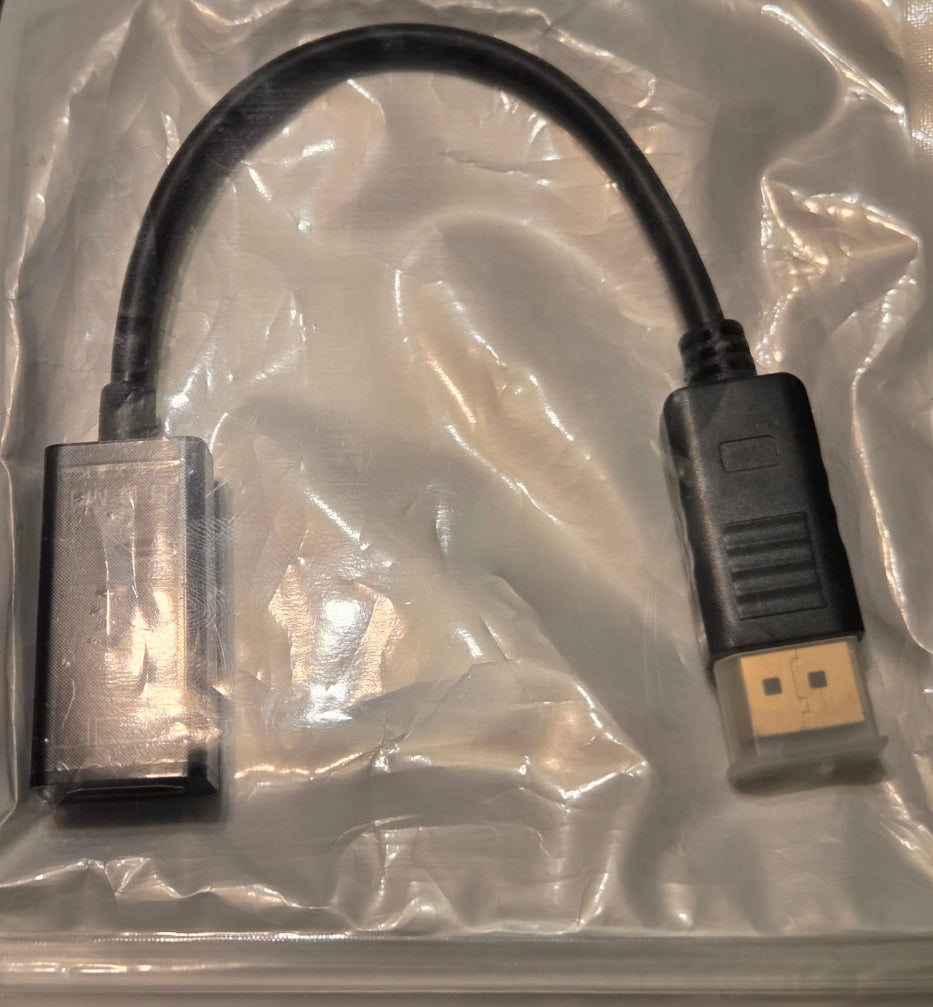 Cable Adapter DisplayPort to HDMI