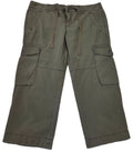 Polo Jeans Co. Ralph Lauren cropped olive green cargo pants - 12