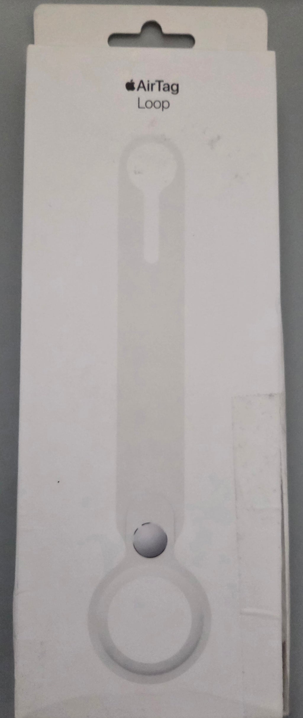 Apple AirTag Loop Strap White Polyurethane Snap-On for AirTag MX4F2ZM/A