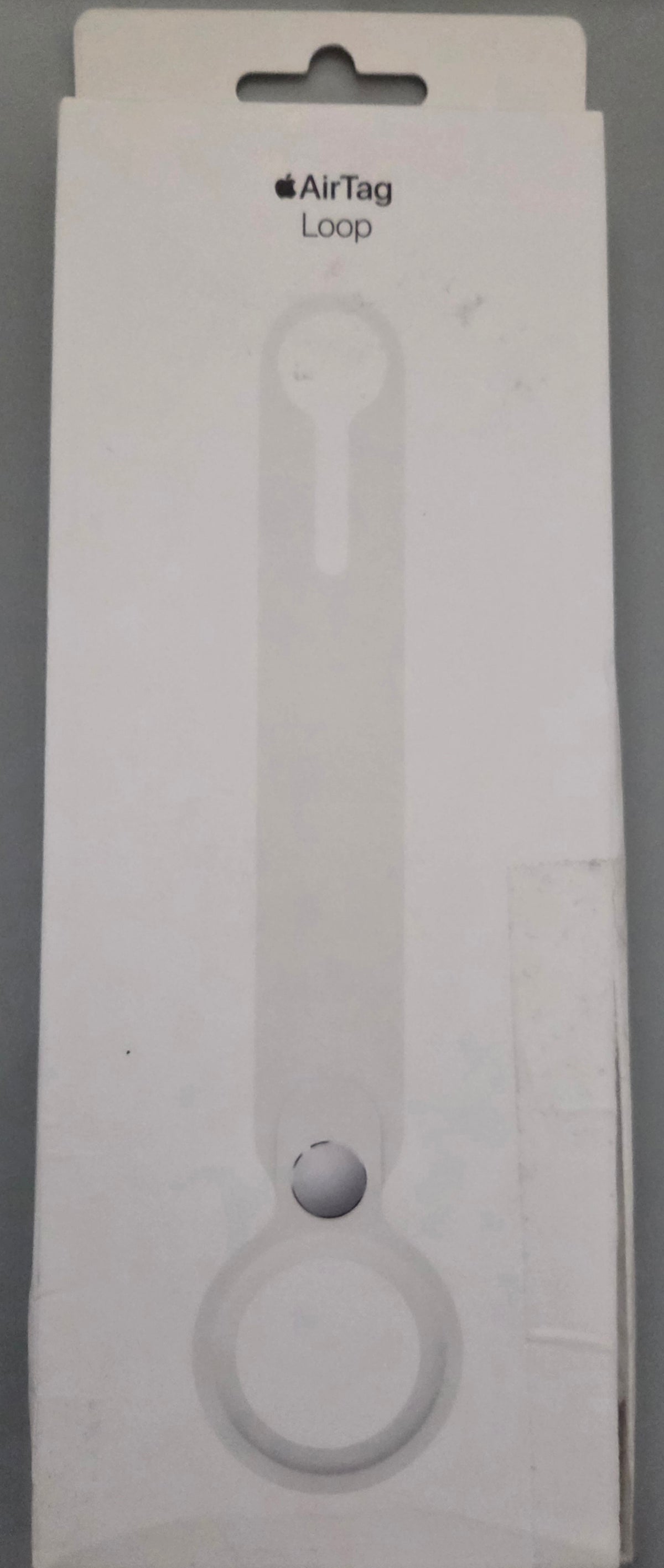 Apple AirTag Loop Strap White Polyurethane Snap-On for AirTag MX4F2ZM/A