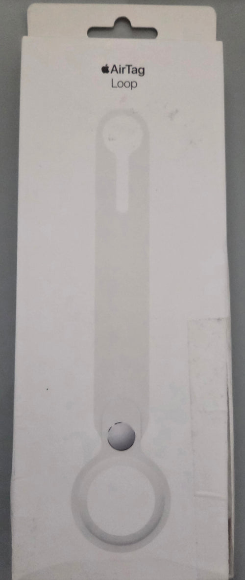 Apple AirTag Loop Strap White Polyurethane Snap-On for AirTag MX4F2ZM/A