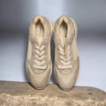 Madden Girl Womens Burrel Low Top Lace Up Fashion Sneakers Size 8.5 White/Grey