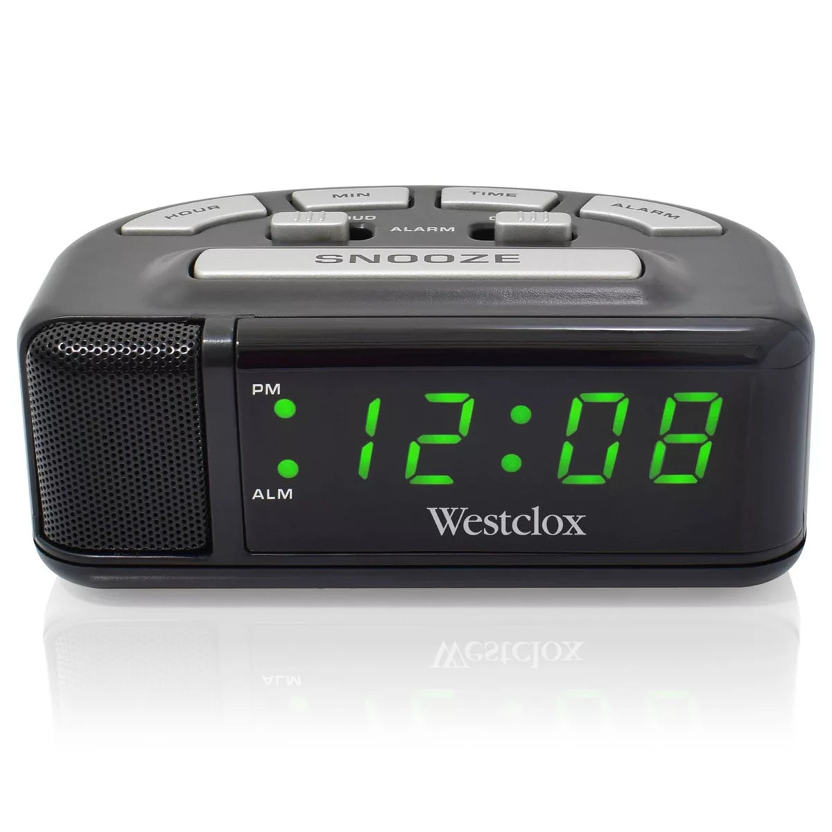 Westclox Digital Alarm Clock Loud Alarm Snooze Battery Backup