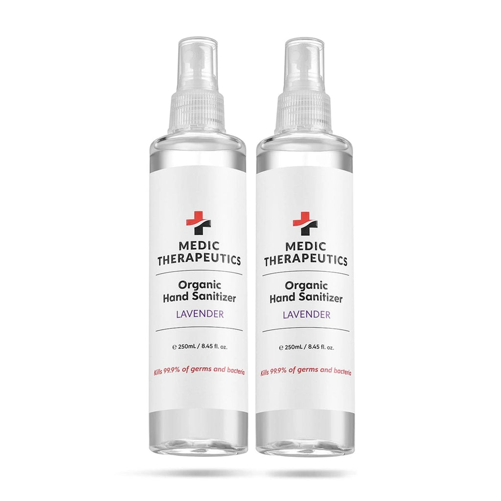 Organic Hand Sanitizer Lavender Spray Bottles 250 ML "2 Pack Of 2"