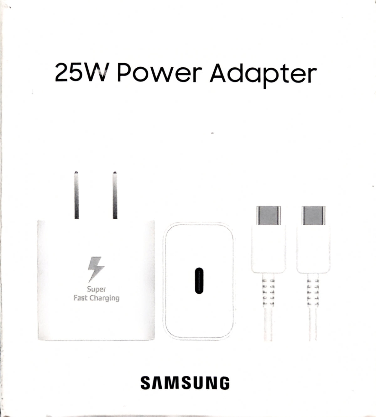 SAMSUNG Power Adapter 25W with USB-C Cable White
