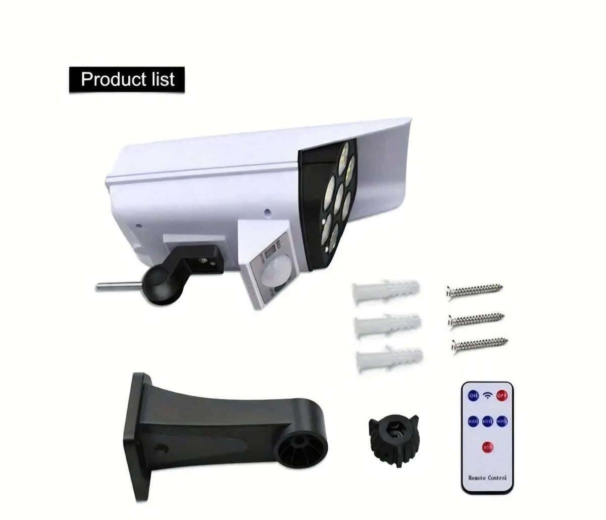 1 Solar Light, Motion Sensor Light, Solar Garden 77LED Light, Human Body Sensor