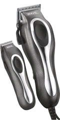 Wahl Deluxe Chrome Pro Complete Men's Haircut Trimmer Kit with Storage Case