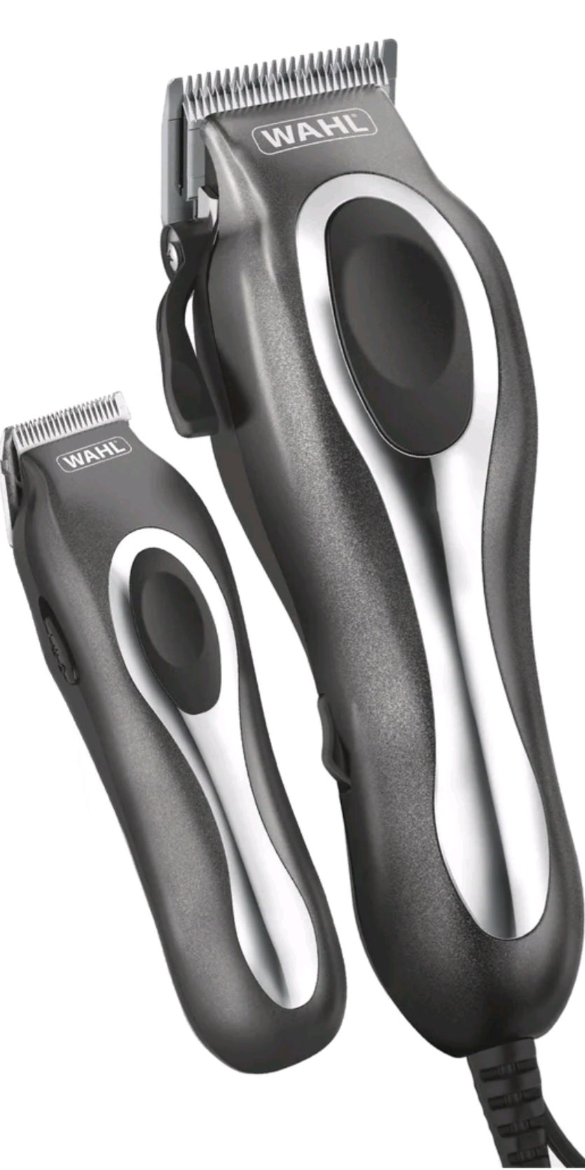 Wahl Deluxe Chrome Pro Complete Men's Haircut Trimmer Kit with Storage Case
