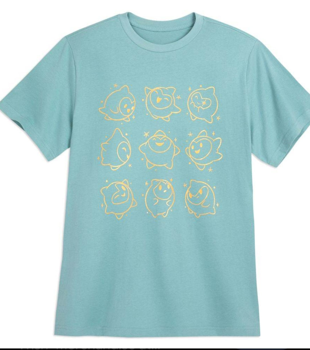 Disney Wish Gold Star Foil Magical Moods T-Shirt features - XS -Emerald Green