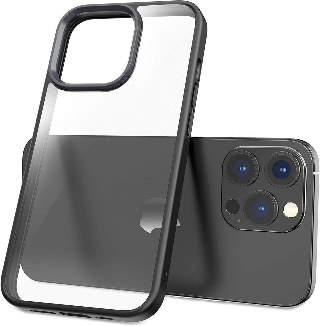 TOZO for iPhone 13 Pro Case 6.1" Hybrid PC+TPU Soft Grip Matte Clear Back Cover