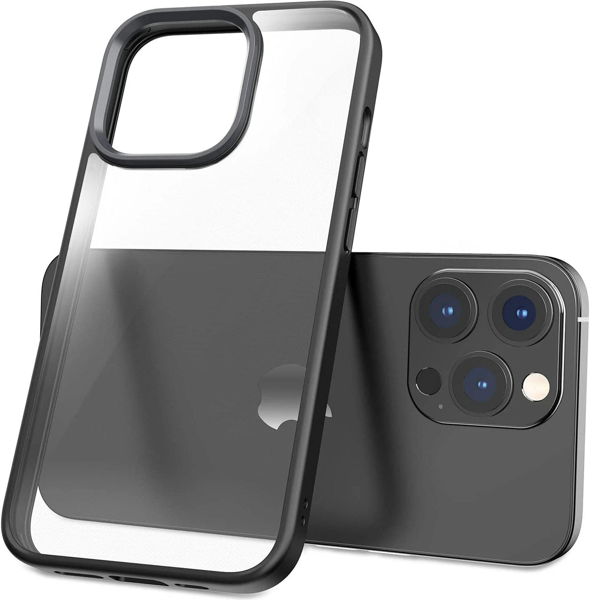 TOZO for iPhone 13 Pro Case 6.1" Hybrid PC+TPU Soft Grip Matte Clear Back Cover