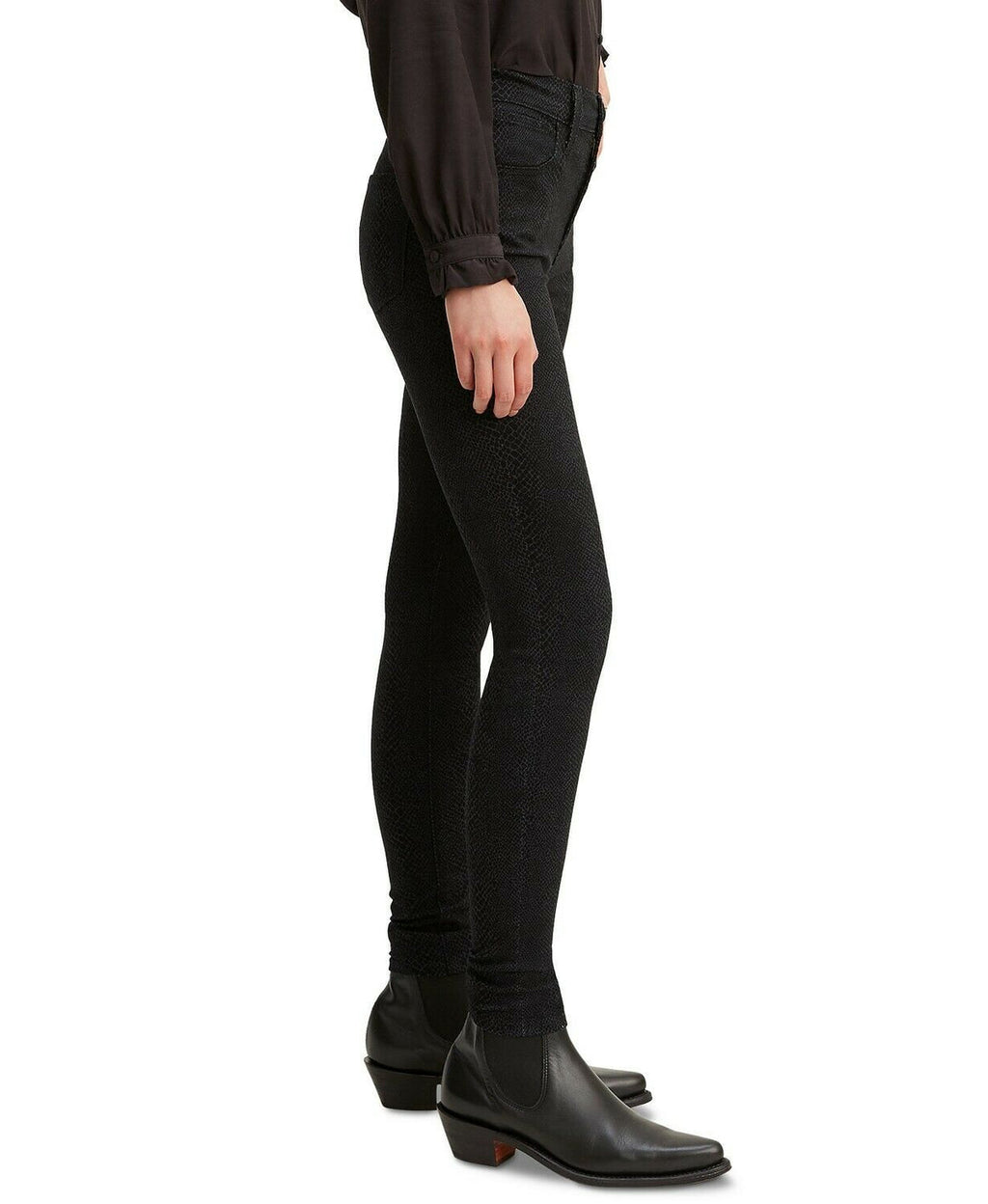 Levi's Women's B Women's 720 Python-Print High-Rise Super Skinny Jeans Size 26