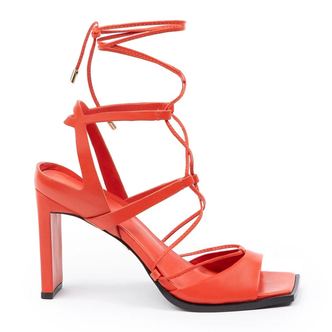 Daniella Shevel Women's Lace Lace-Up Sandals. Size 7
